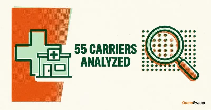Which carriers write healthcare business insurance – QuoteSweep 55-carrier analysis