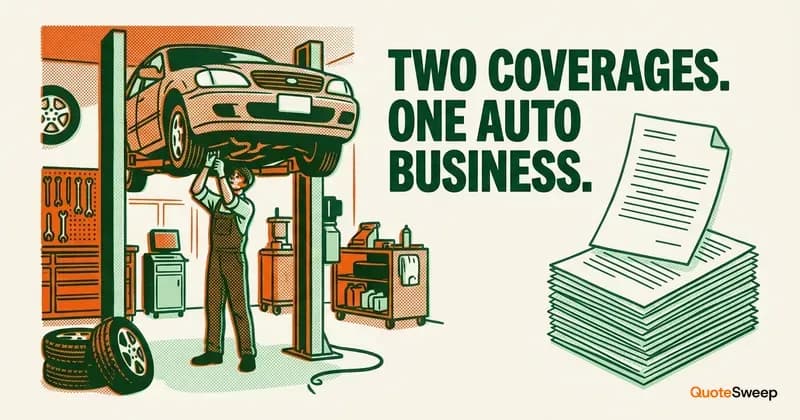 Garage Liability Insurance Explained – QuoteSweep guide
