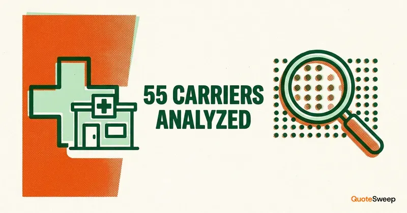 Which carriers write healthcare business insurance – QuoteSweep 55-carrier analysis