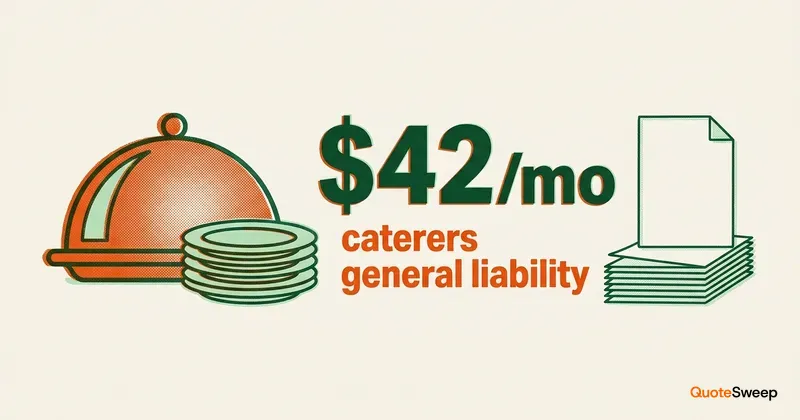 How Much Does Caterers Insurance Cost? 2026 – QuoteSweep