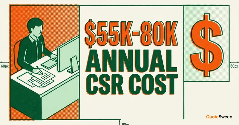 CSR hiring costs vs automation comparison for insurance agencies