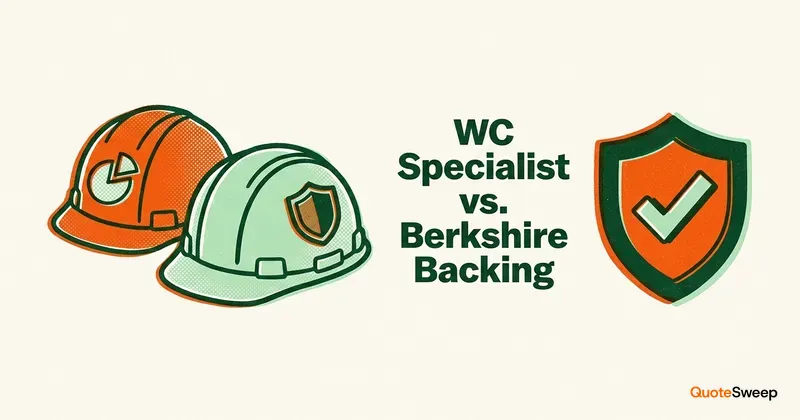 Pie vs biBERK workers' comp comparison – QuoteSweep