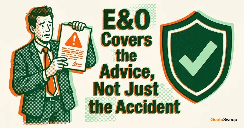 Professional Liability Insurance (E&O) Explained – QuoteSweep guide